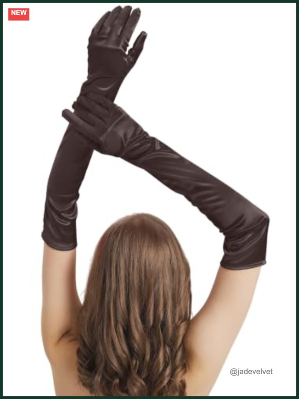 Long Satin Opera Gloves 21 Inch Elbow Length Costume Gloves